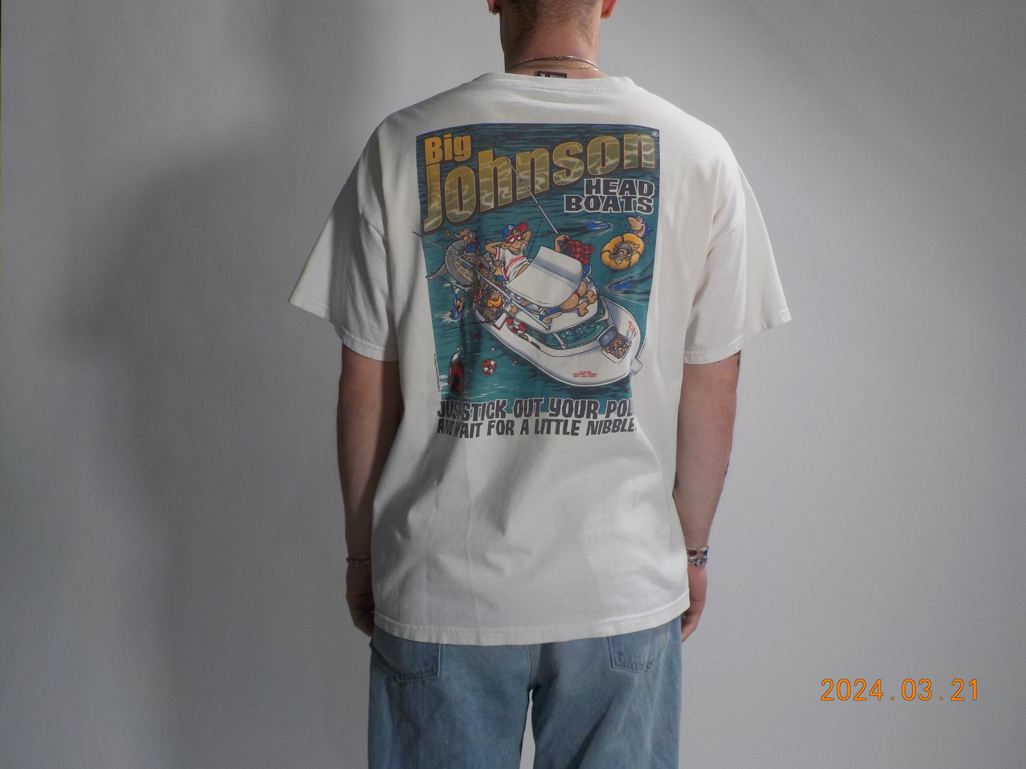 2002 BIG JOHNSON HEAD BOAT T-SHIRT