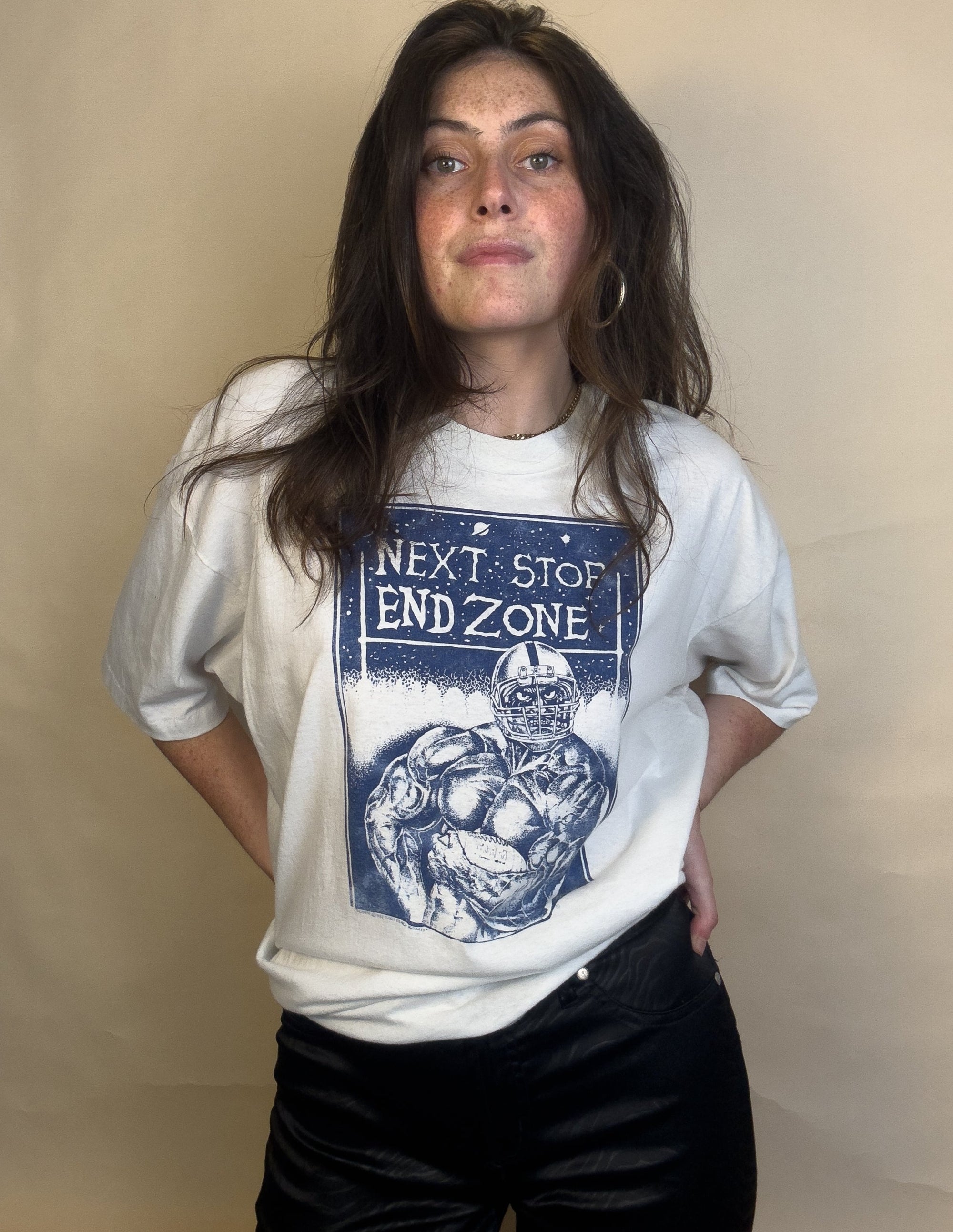 1989 HANES FIFTY-FIFTY TWILIGHT END ZONE T-SHIRT