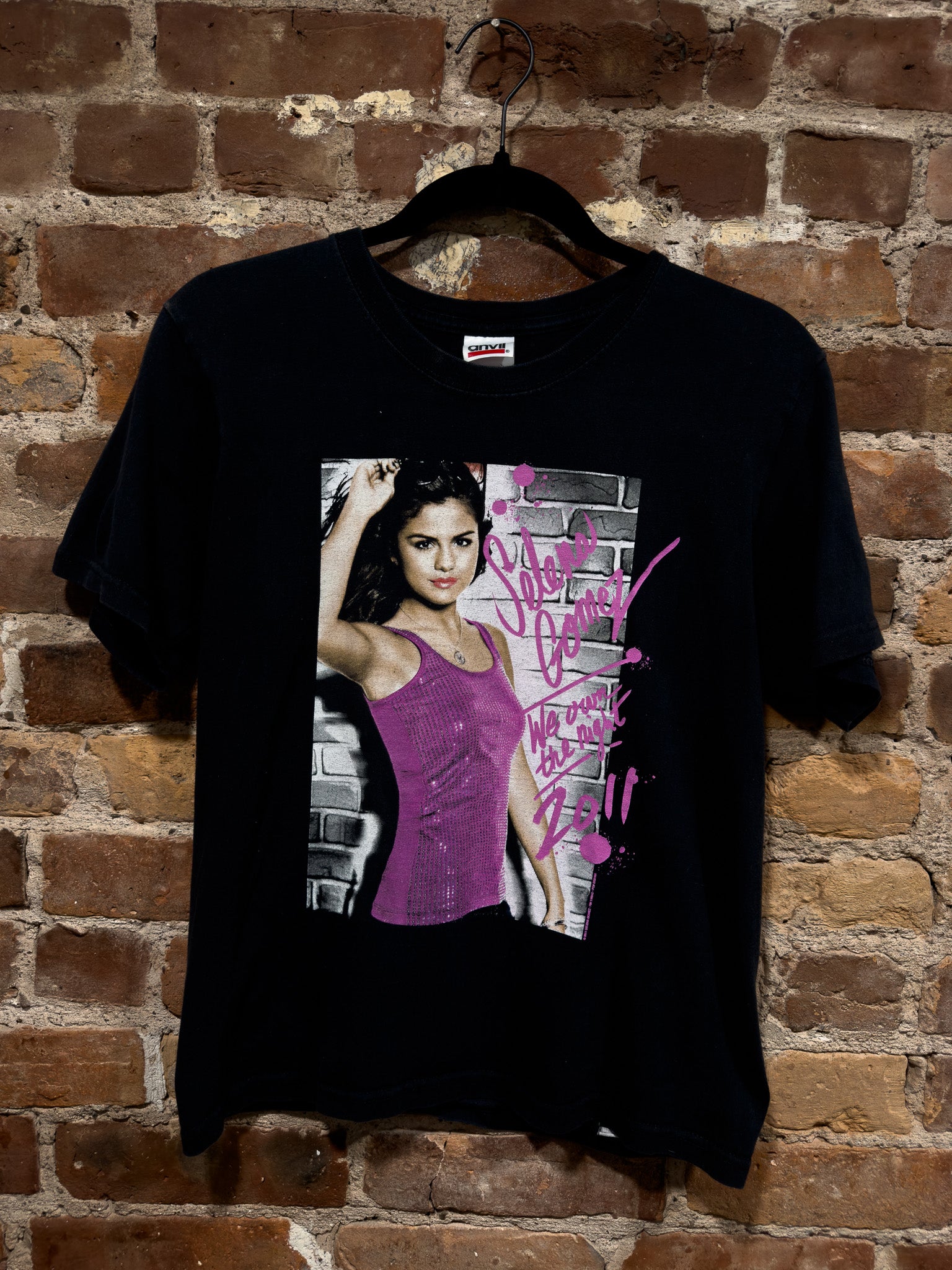 2011 ANVIL SELENA GOMEZ WE OWN THE NIGHT TOUR T-SHIRT