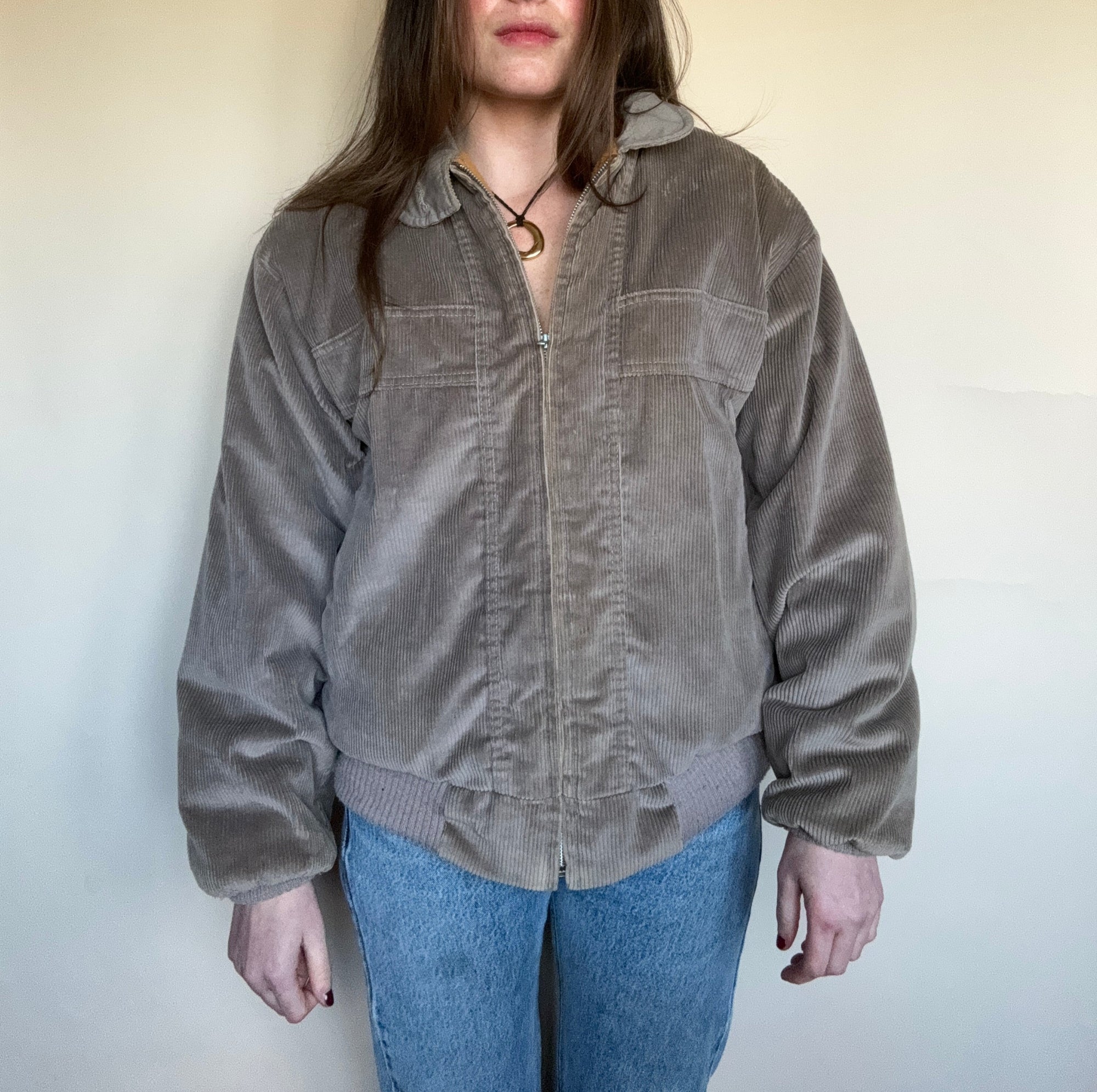 1980S OZARK TRAIL CORD BOMBER JACKET