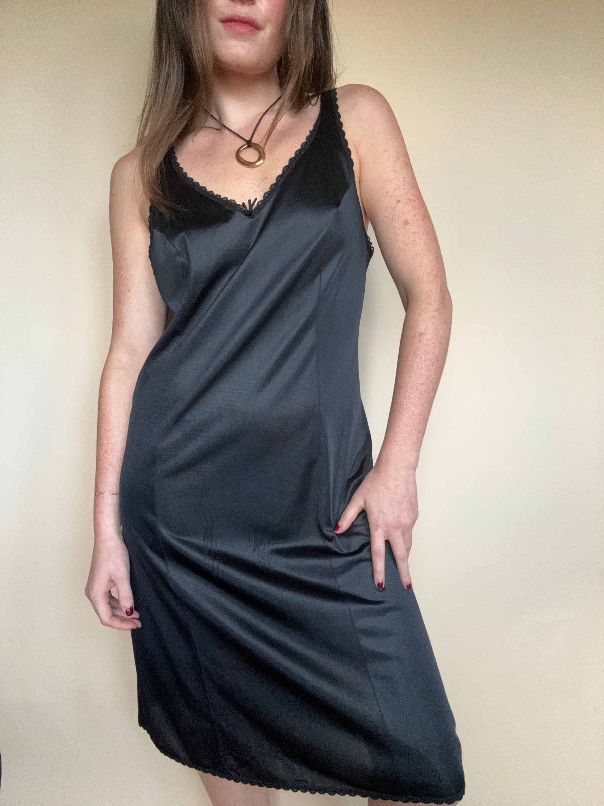 1980S NICCOLA SLIP DRESS