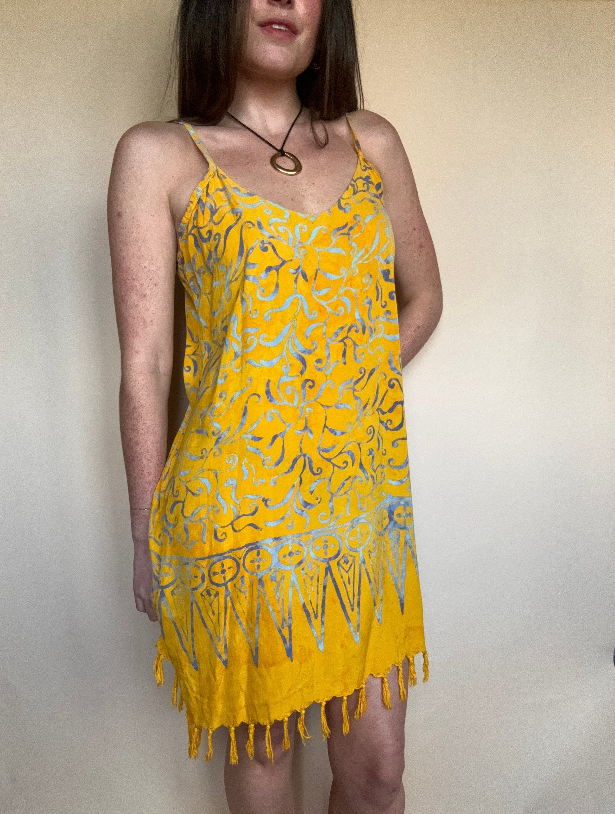 Y2K SUNFLOWER MICHELENA DRESS