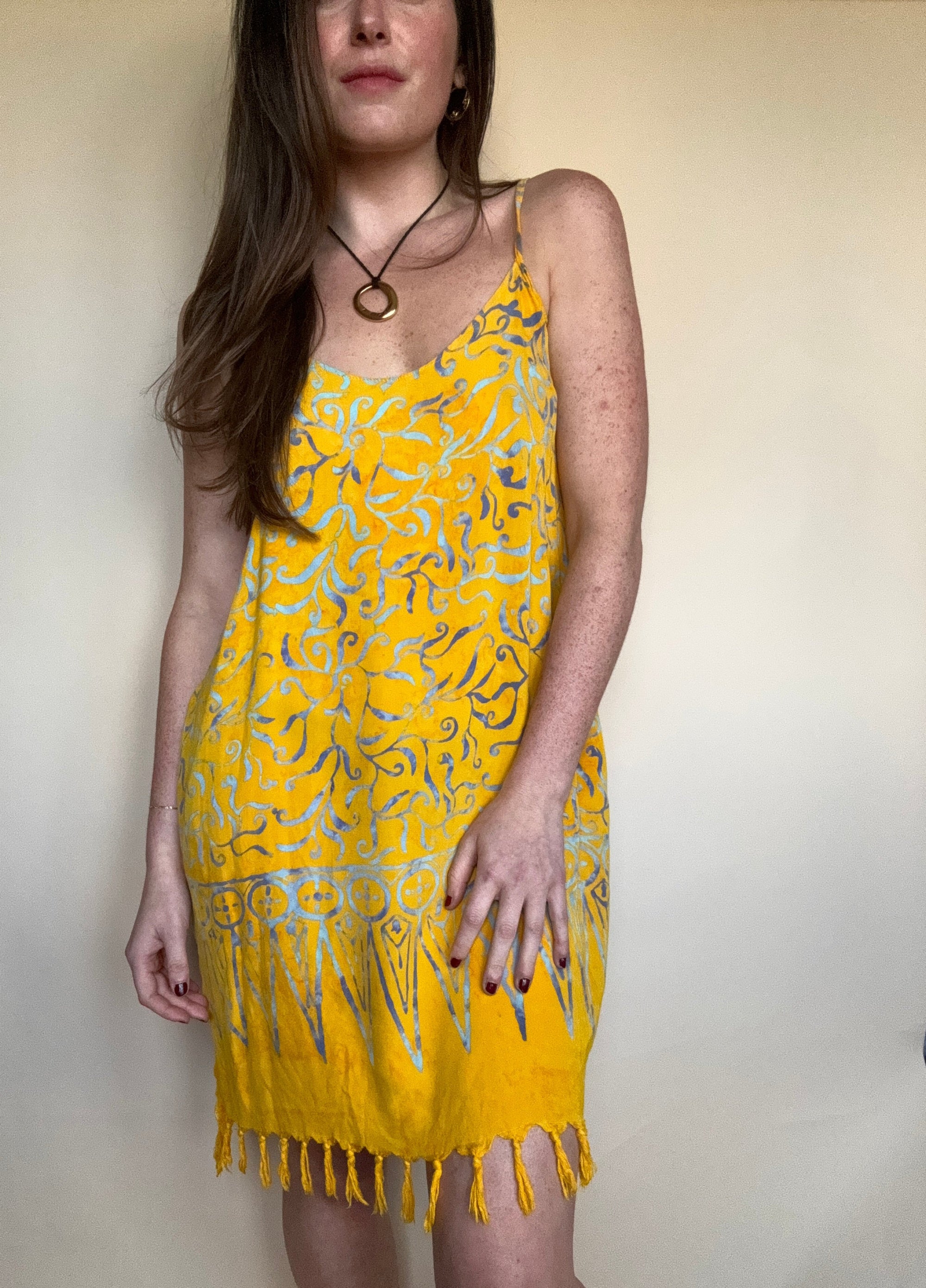 Y2K SUNFLOWER MICHELENA DRESS