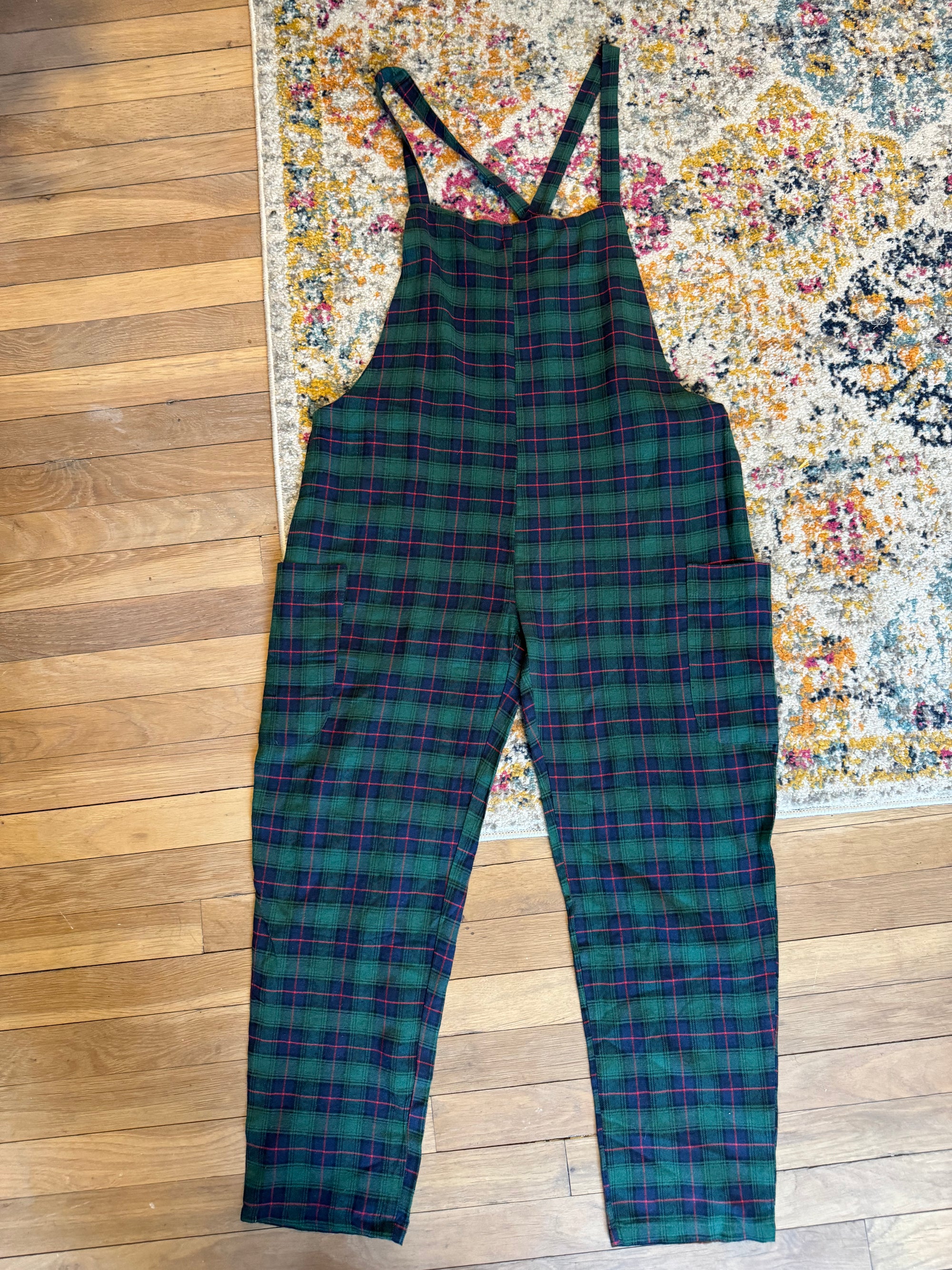 GREAT NORTH PLAID OVERALLS