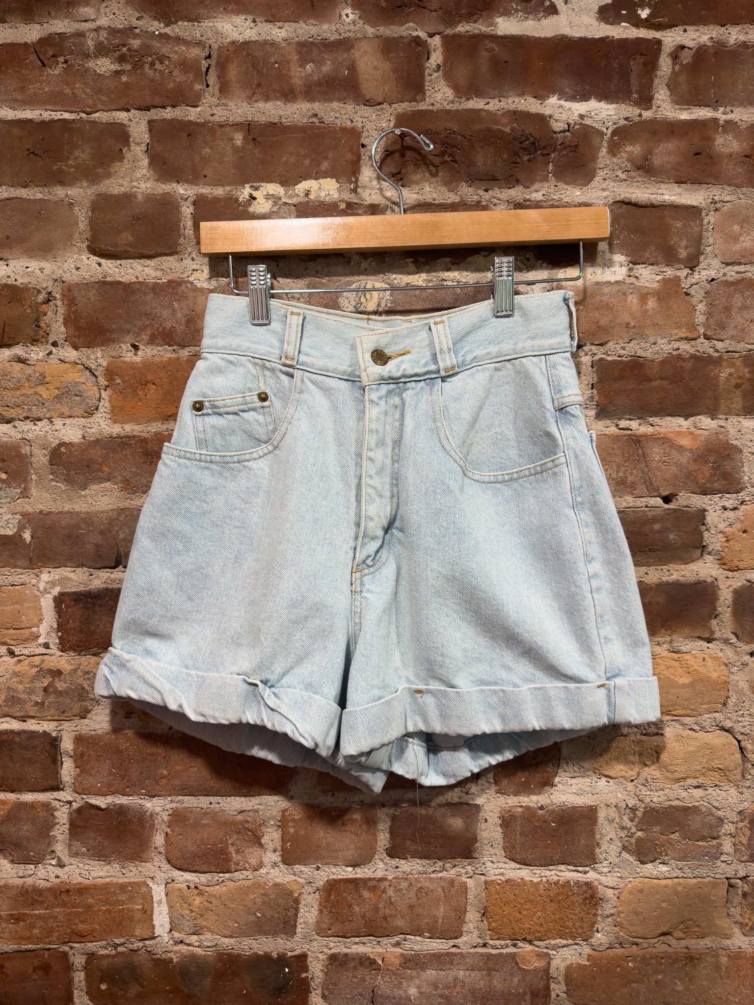 1990S GENERRA HIGH WAIST DENIM SHORTS