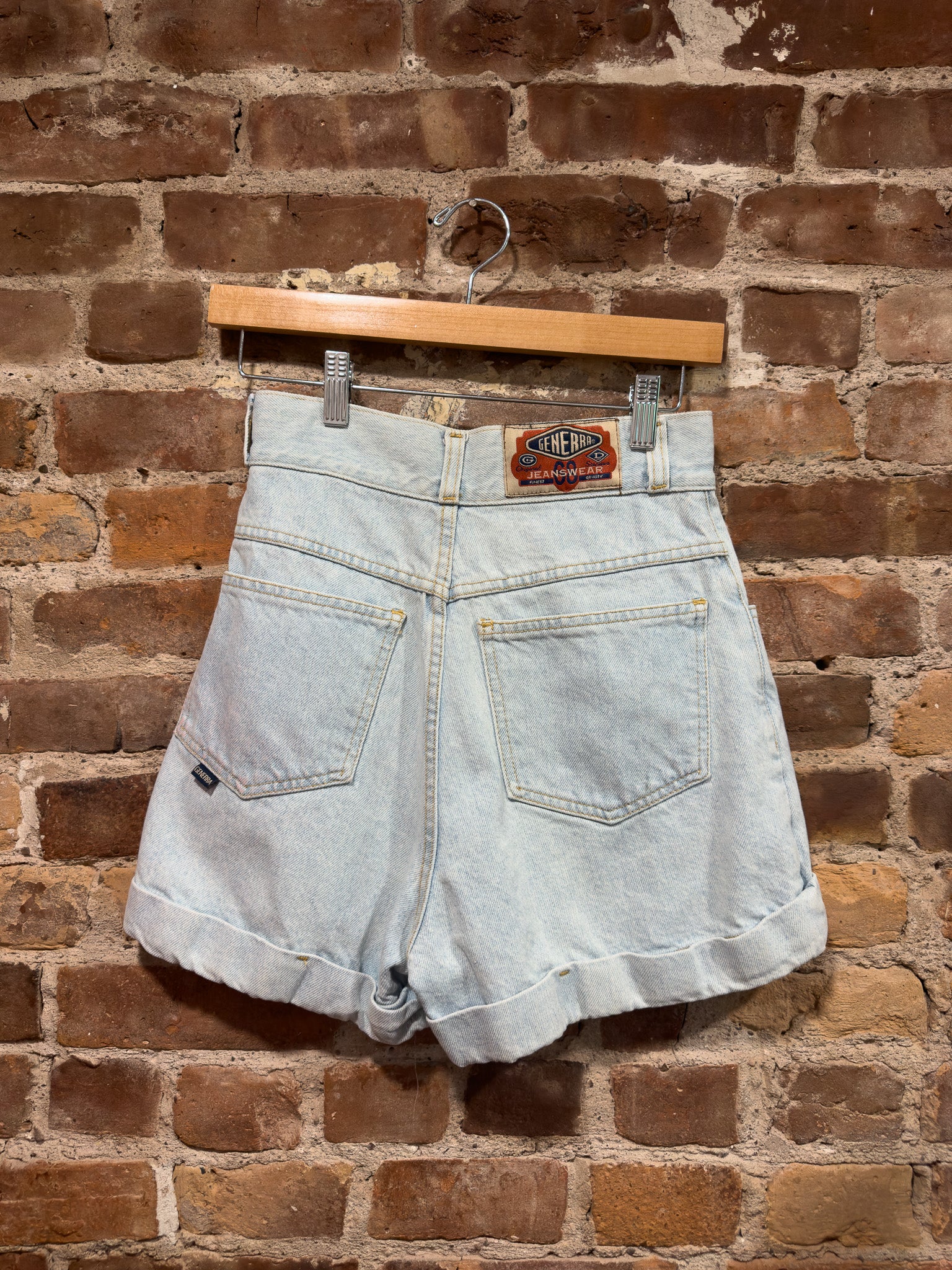 1990S GENERRA HIGH WAIST DENIM SHORTS