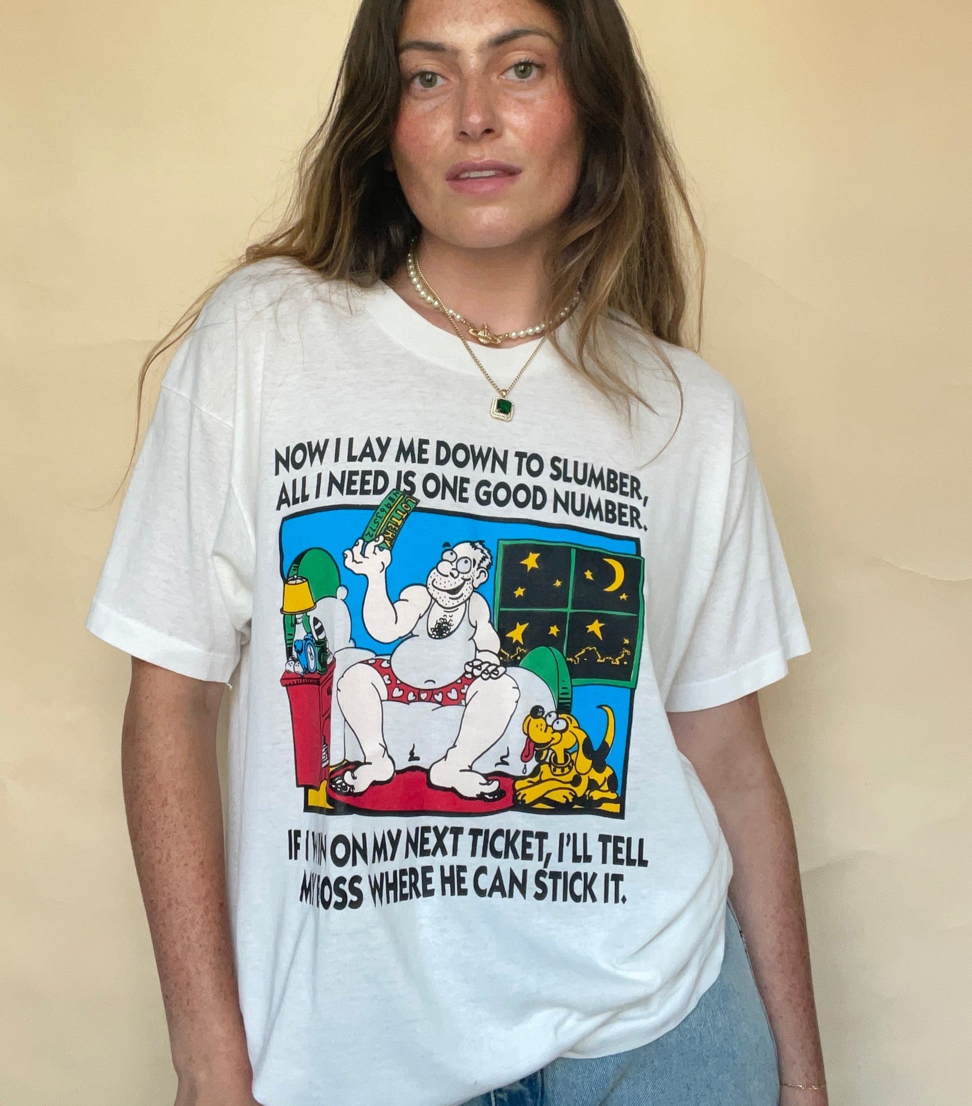 1980S SCREEN STARS LOTTERY T-SHIRT