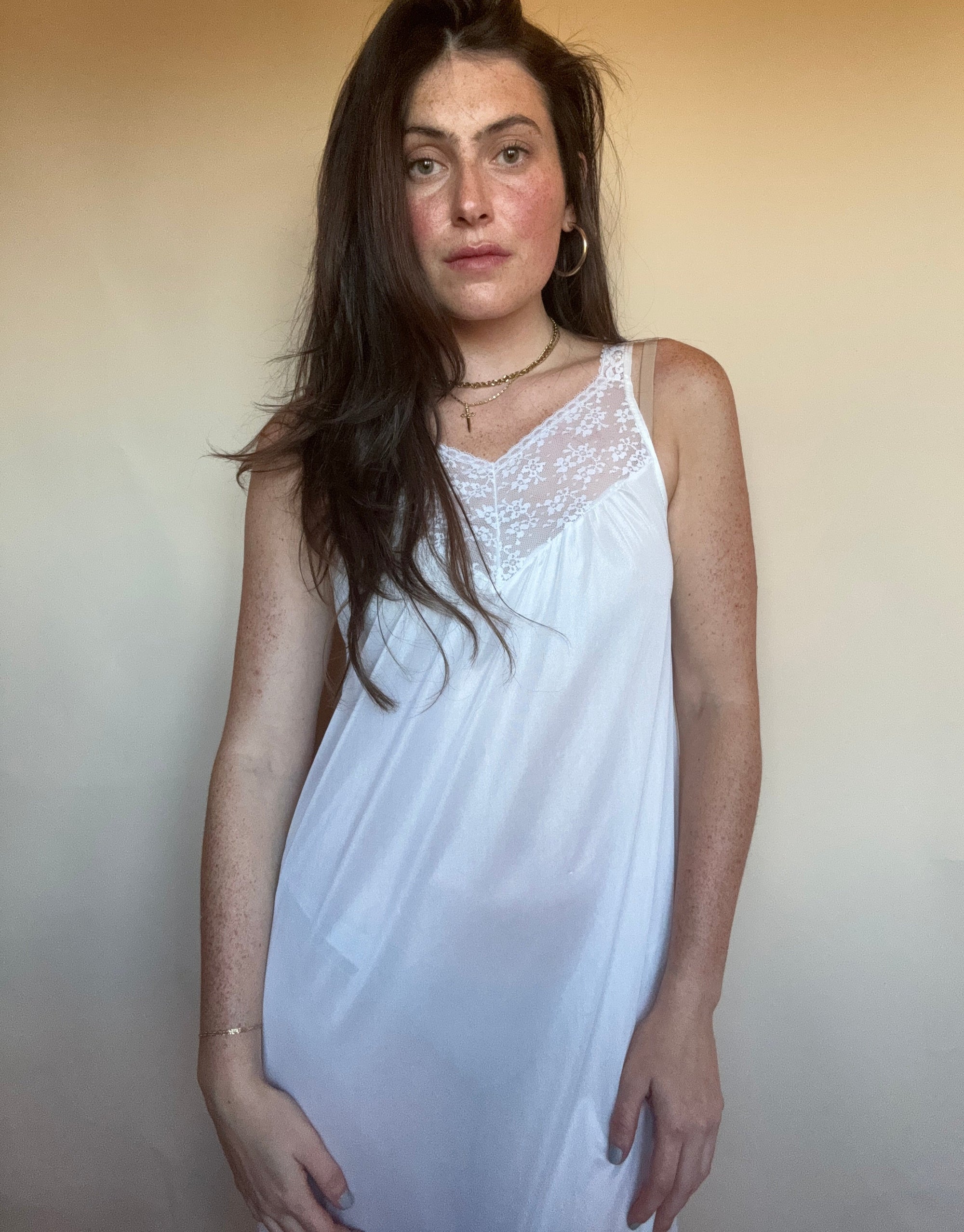 1970S BERKLIFF TOULOUSE MAXI SLIP DRESS