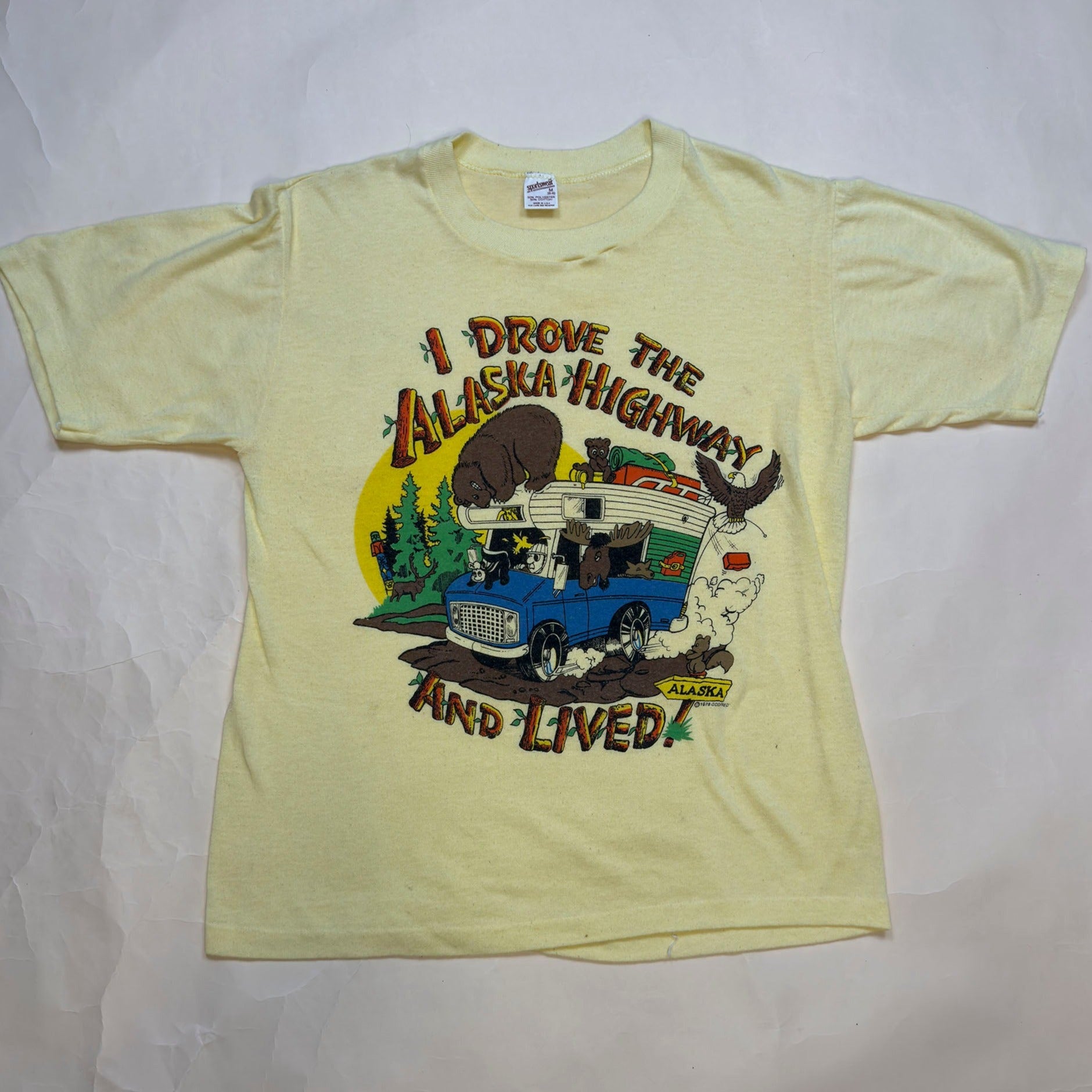 1978 SPORTSWEAR ALASKA HIGHWAY T-SHIRT