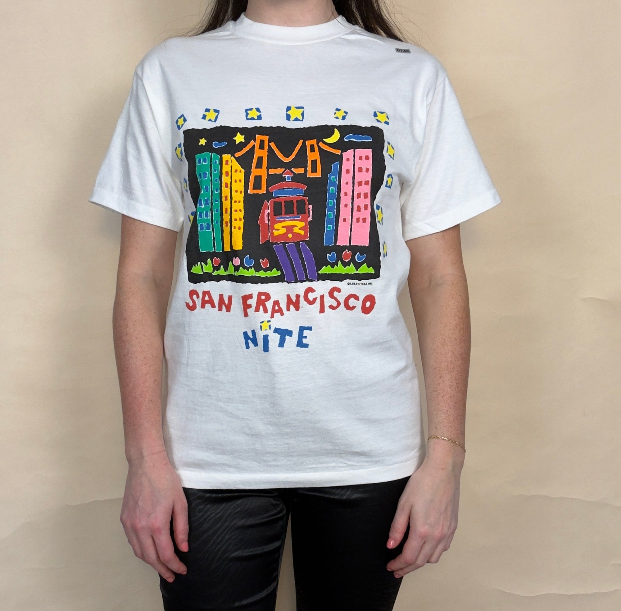 1992 HANES BEEFY-T SAN FRANCISCO NITE T-SHIRT