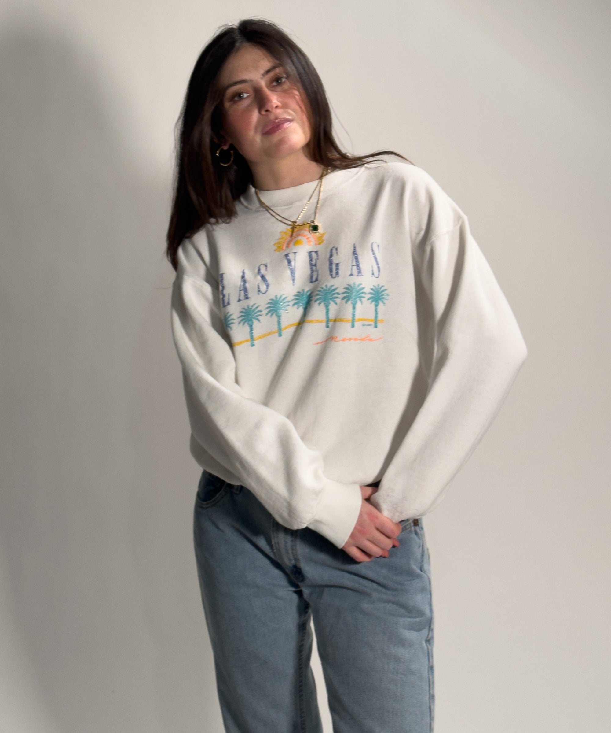 1996 FRUIT OF THE LOOM LAS VEGAS CREWNECK