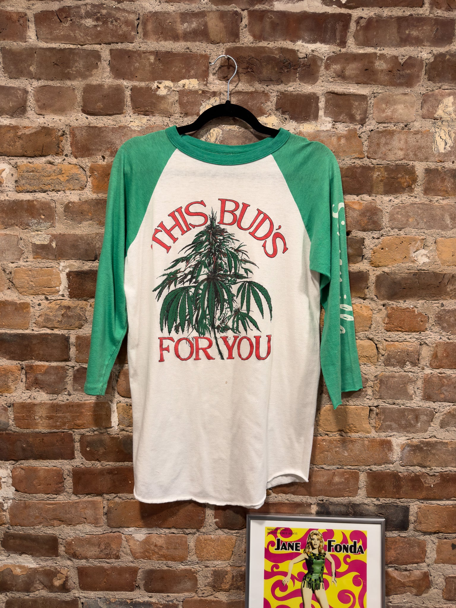 1980S THIS BUD'S FOR YOU RAGLAN T-SHIRT