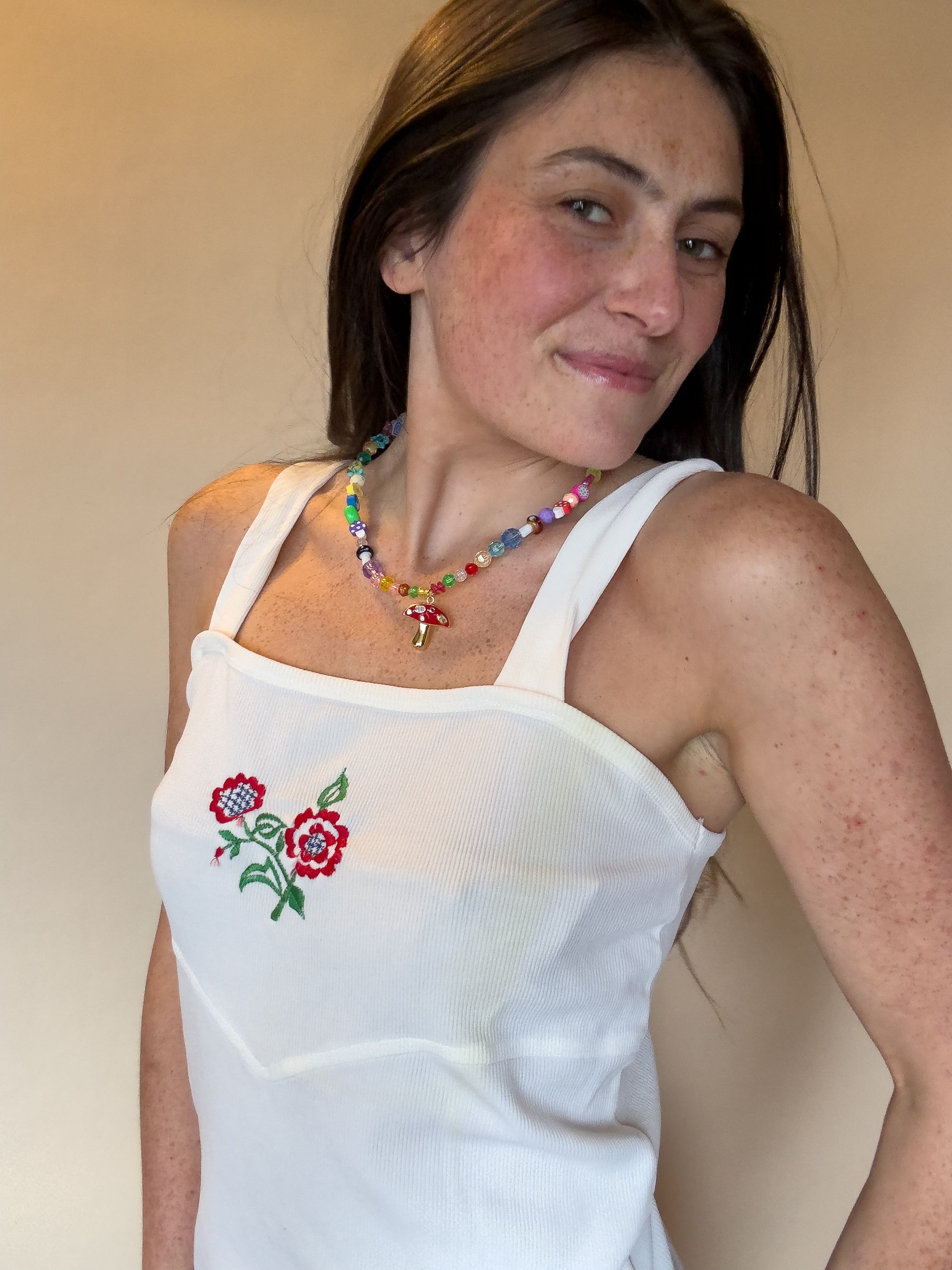 1970S MISS HOLLY FLOWER CHILD TANK TOP