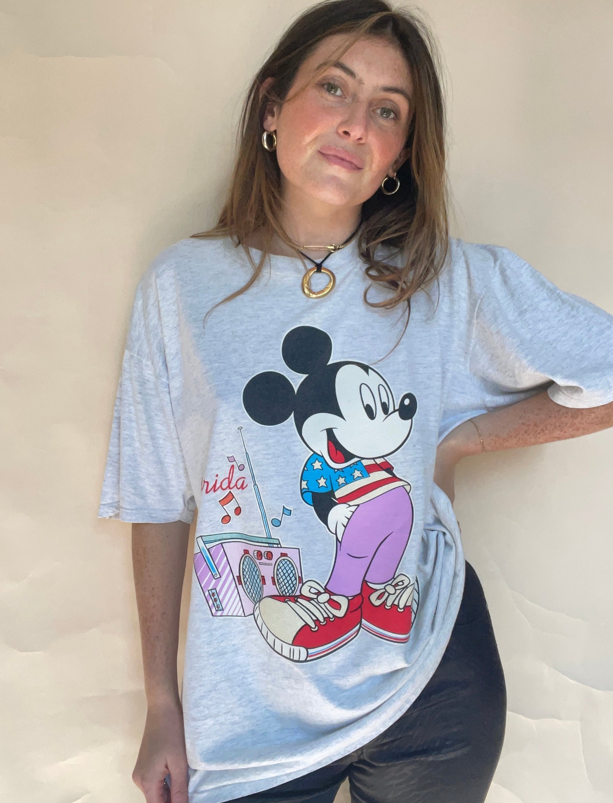 1980S VELVASHEEN MICKEY MOUSE FLORIDA T-SHIRT