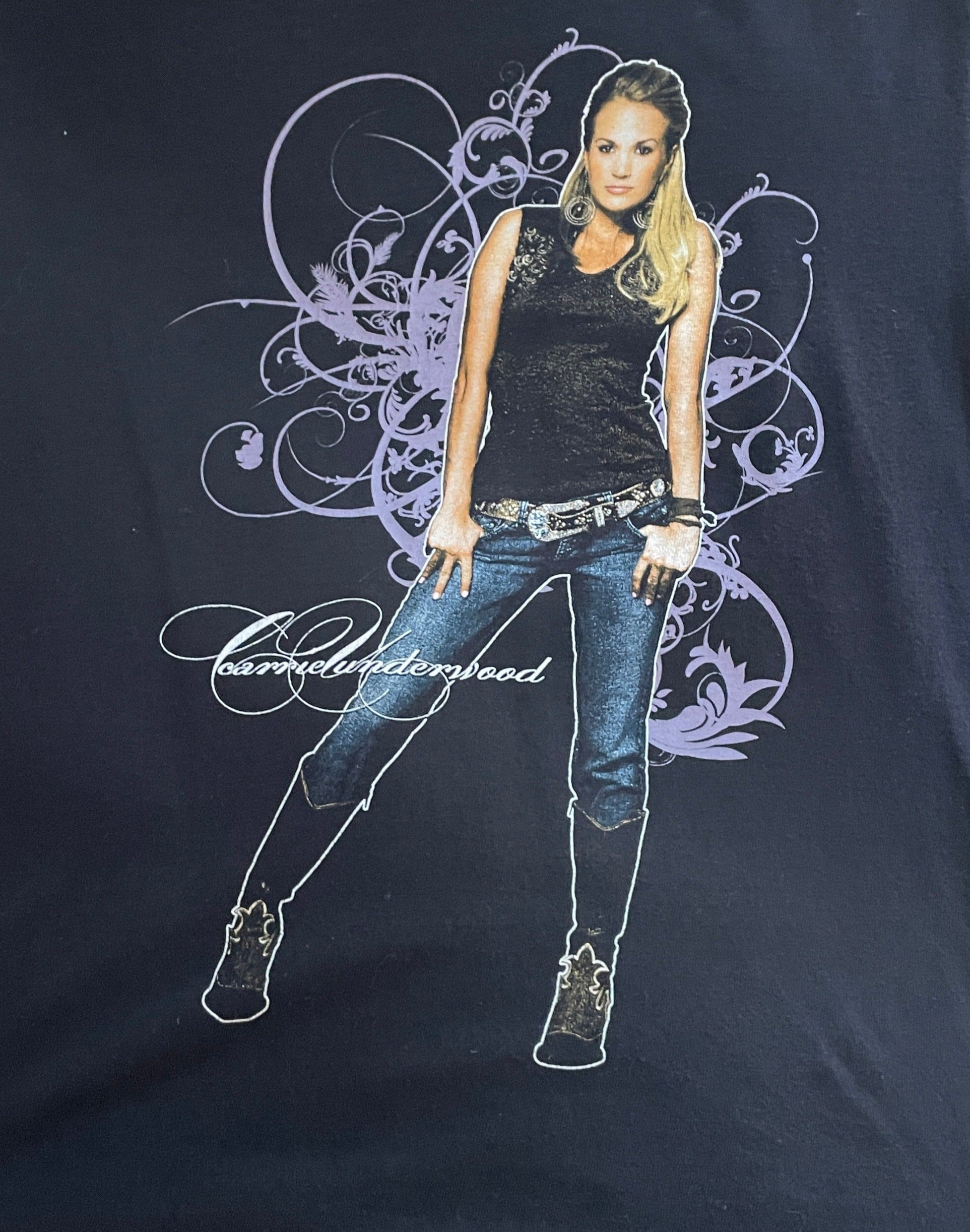 2008 CARRIE UNDERWOOD CARNIVAL RIDE TOUR T-SHIRT