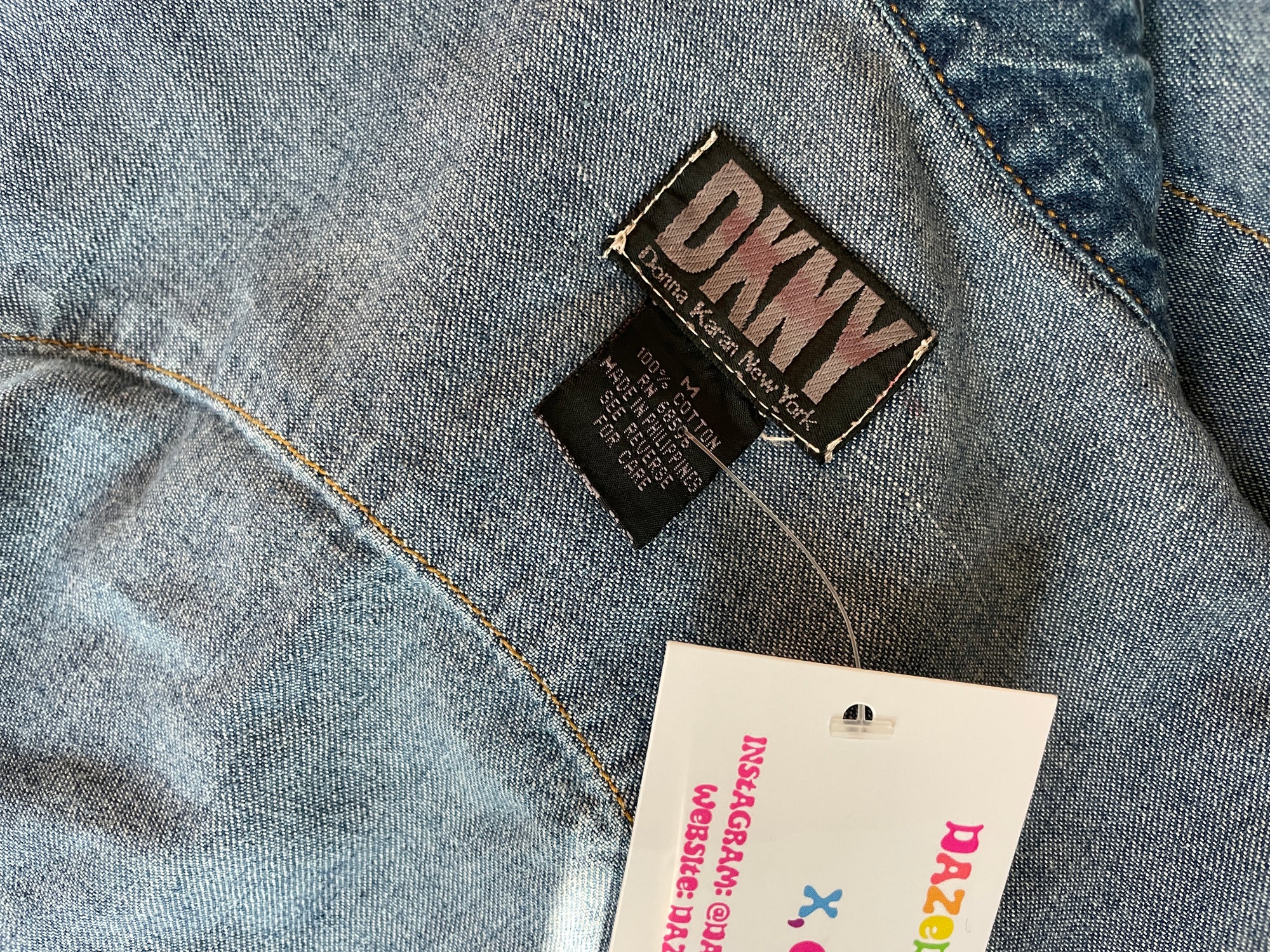 Y2K DKNY DENIM DRESS