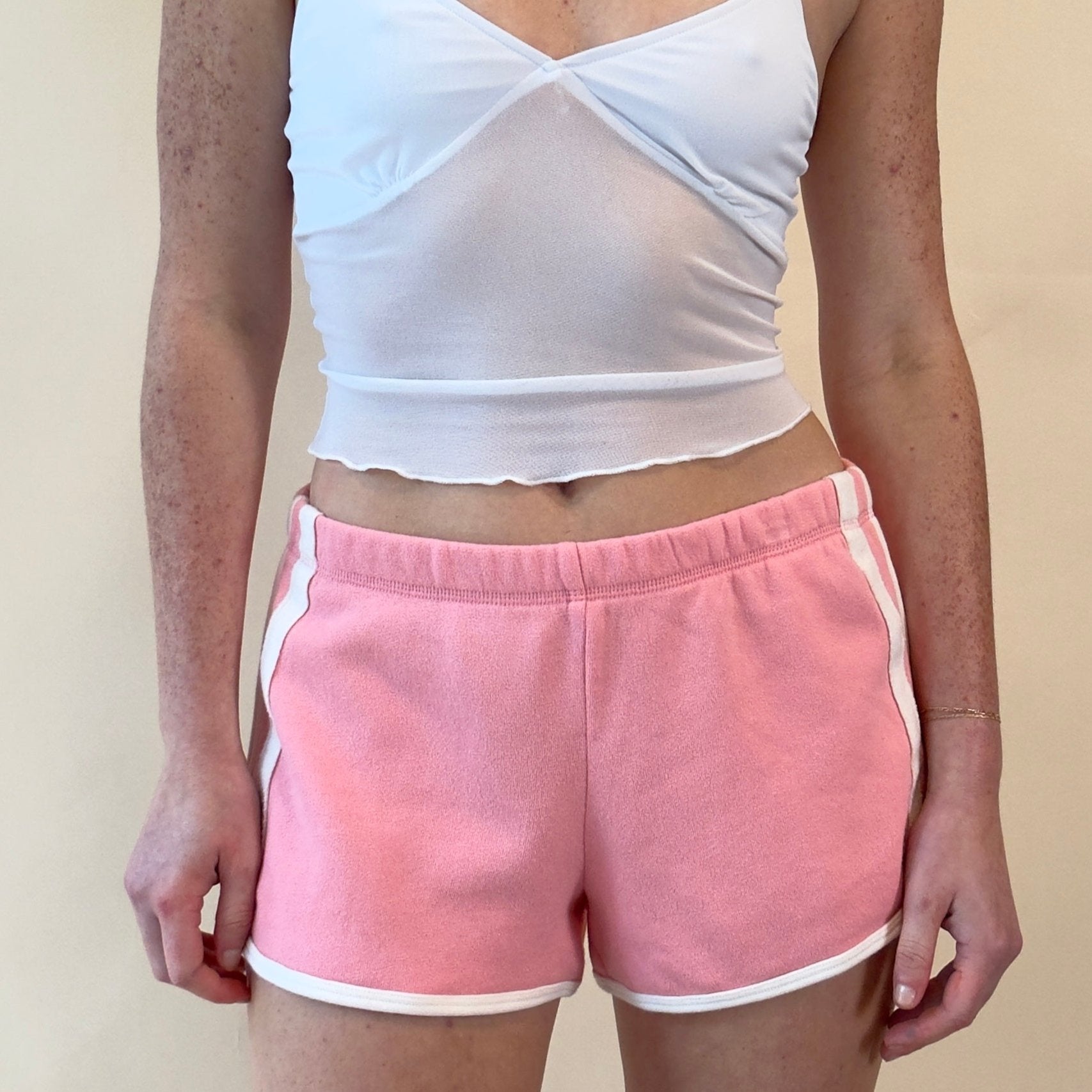 2014 JUICY COUTURE PINK LEMONADE SHORT SHORTS