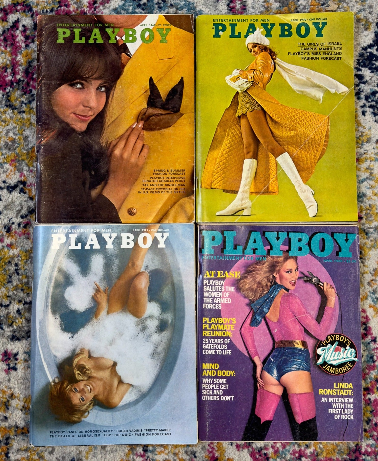 PLAYBOY MAGAZINE APRIL ISSUES