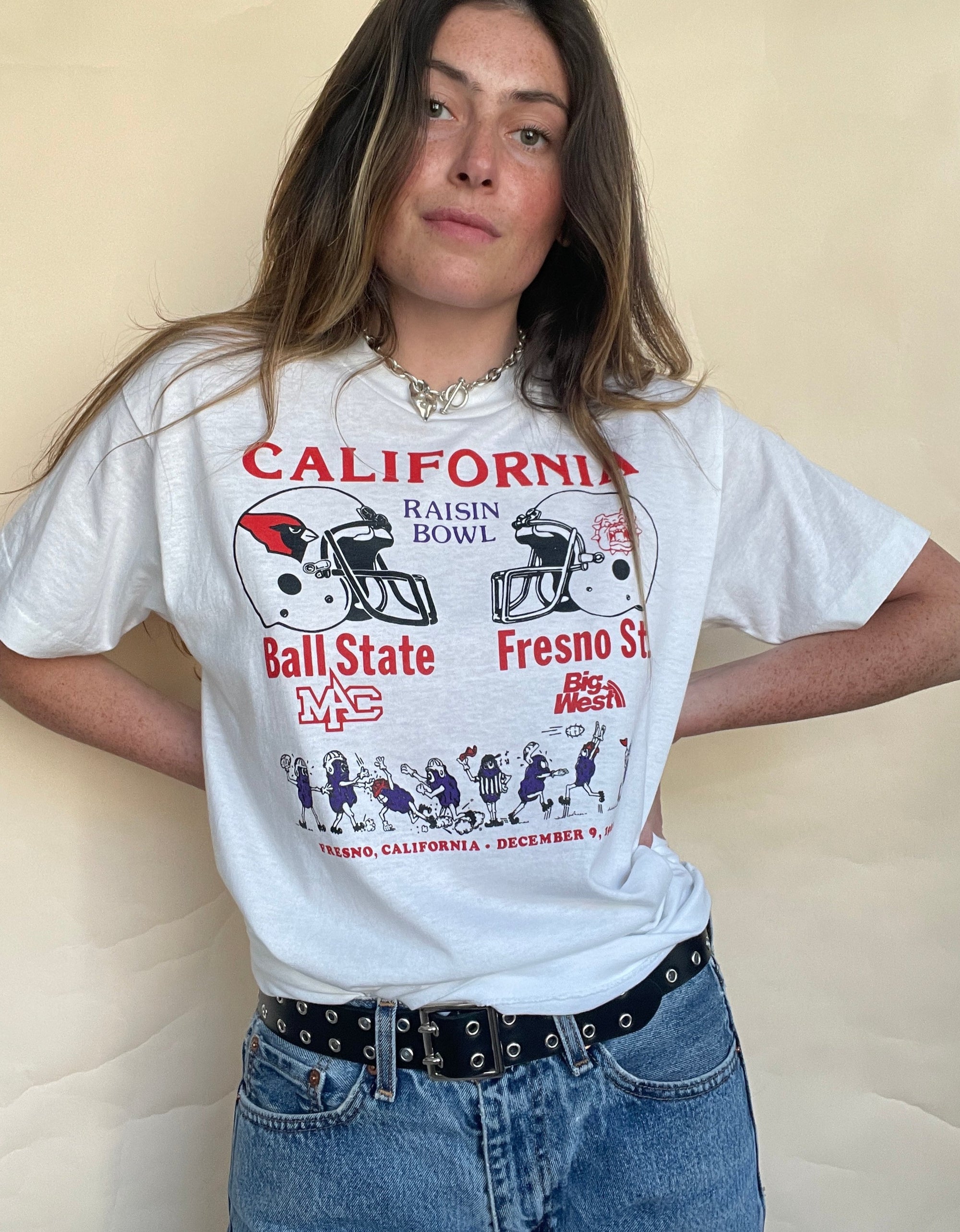 1989 SCREEN STARS CALIFORNIA RAISIN BOWL T-SHIRT