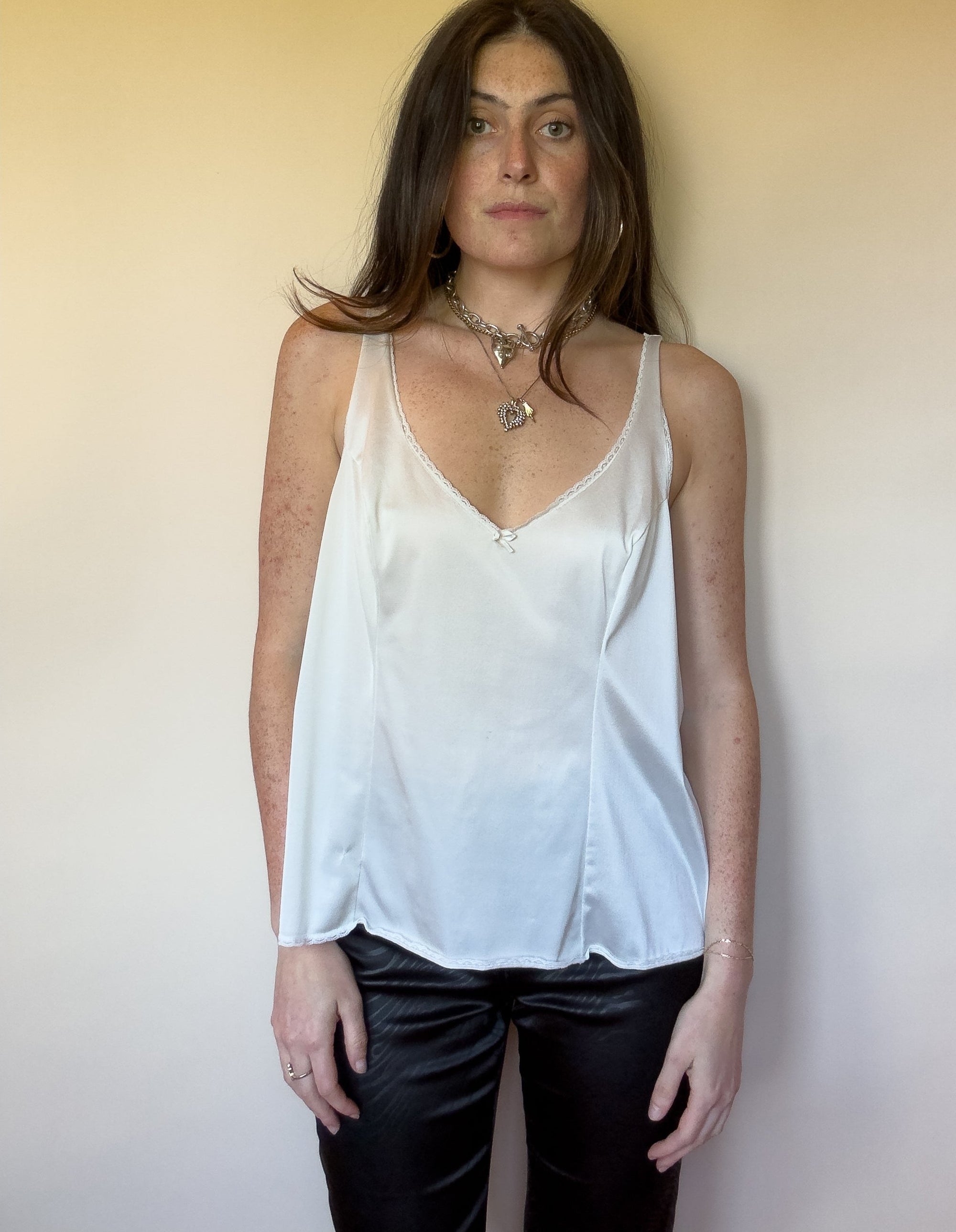 1990S VASSARETTE SLIP TANK TOP