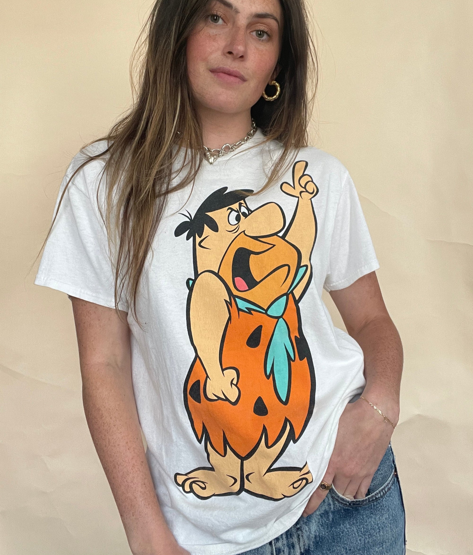 Y2K FRED FLINTSTONE T-SHIRT