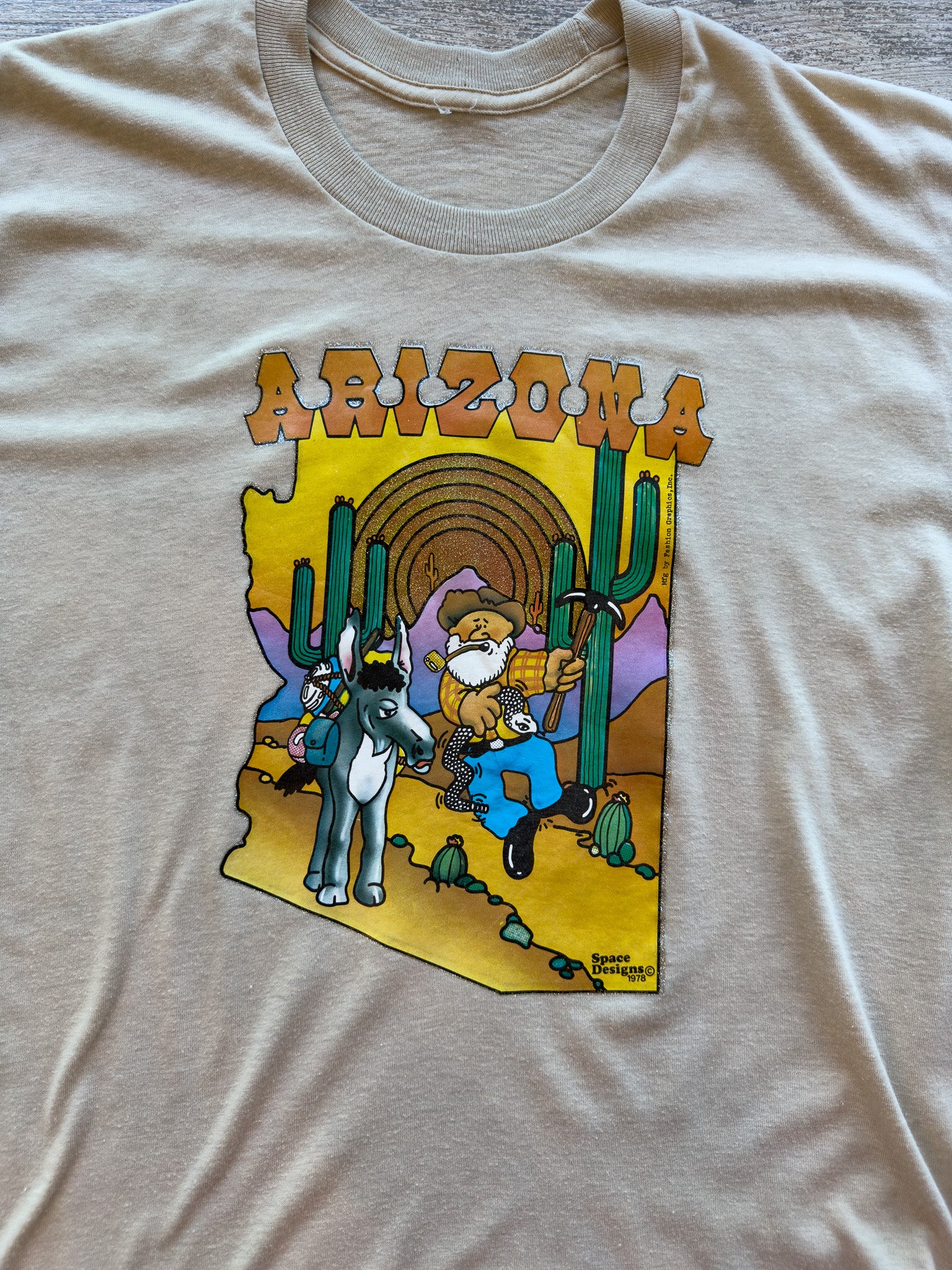 1978 SPACE DESIGNS ARIZONA T-SHIRT