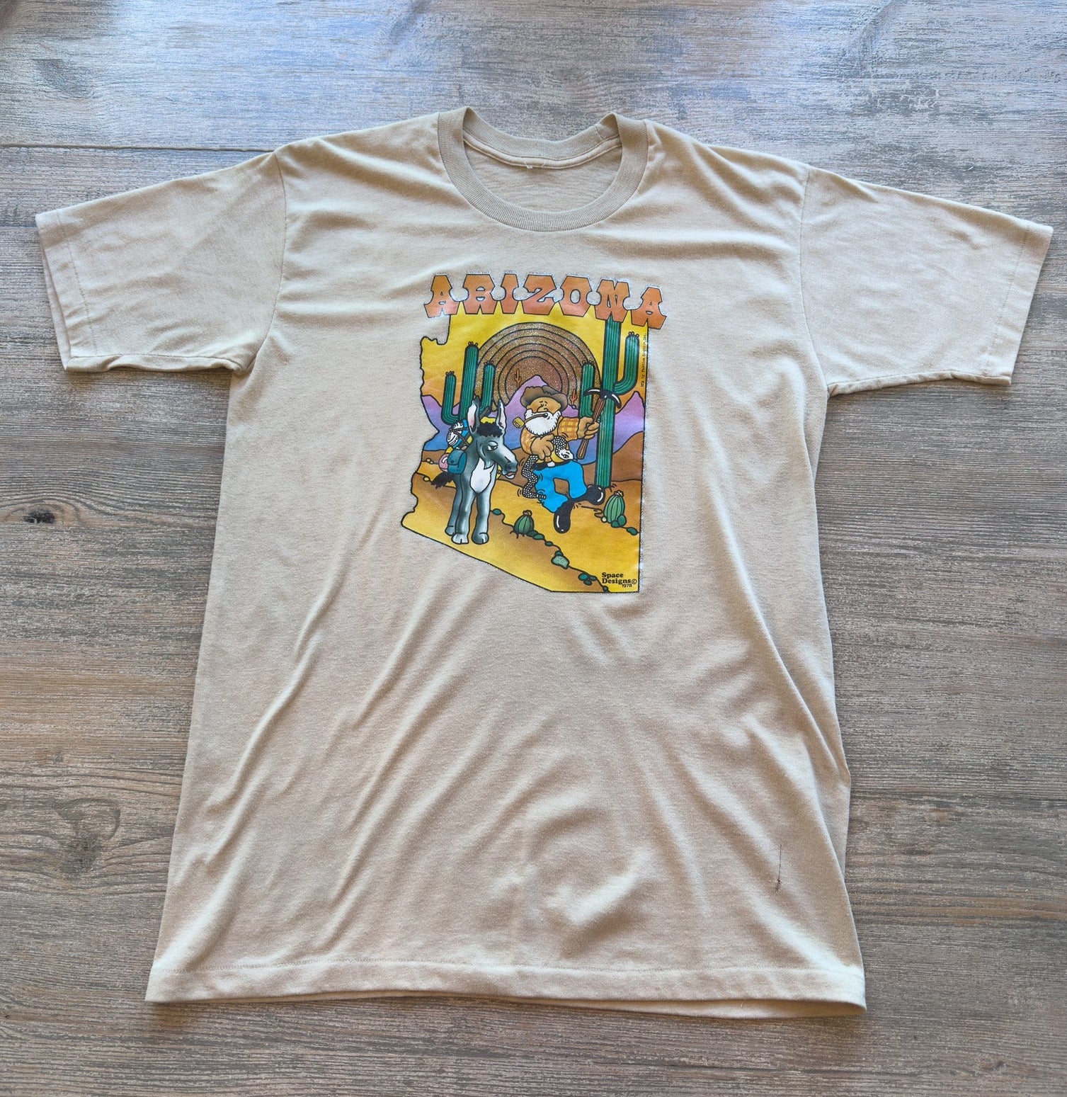 1978 SPACE DESIGNS ARIZONA T-SHIRT