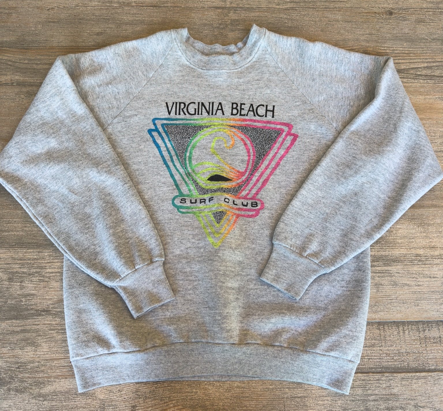 1990 FRUIT OF THE LOOM VIRGINIA BEACH SURF CLUB PULLOVER