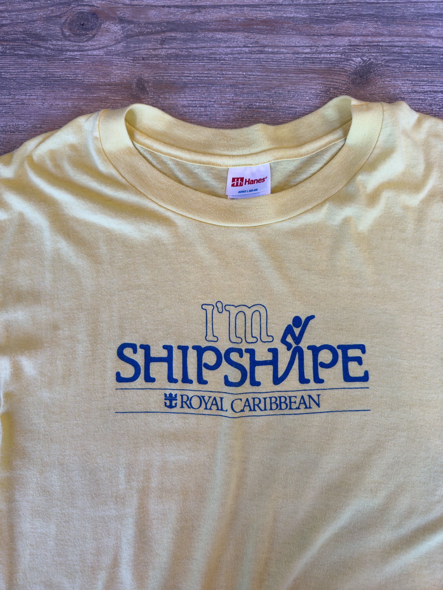 1990S HANES ROYAL CARIBBEAN SHIPSHAPE T-SHIRT