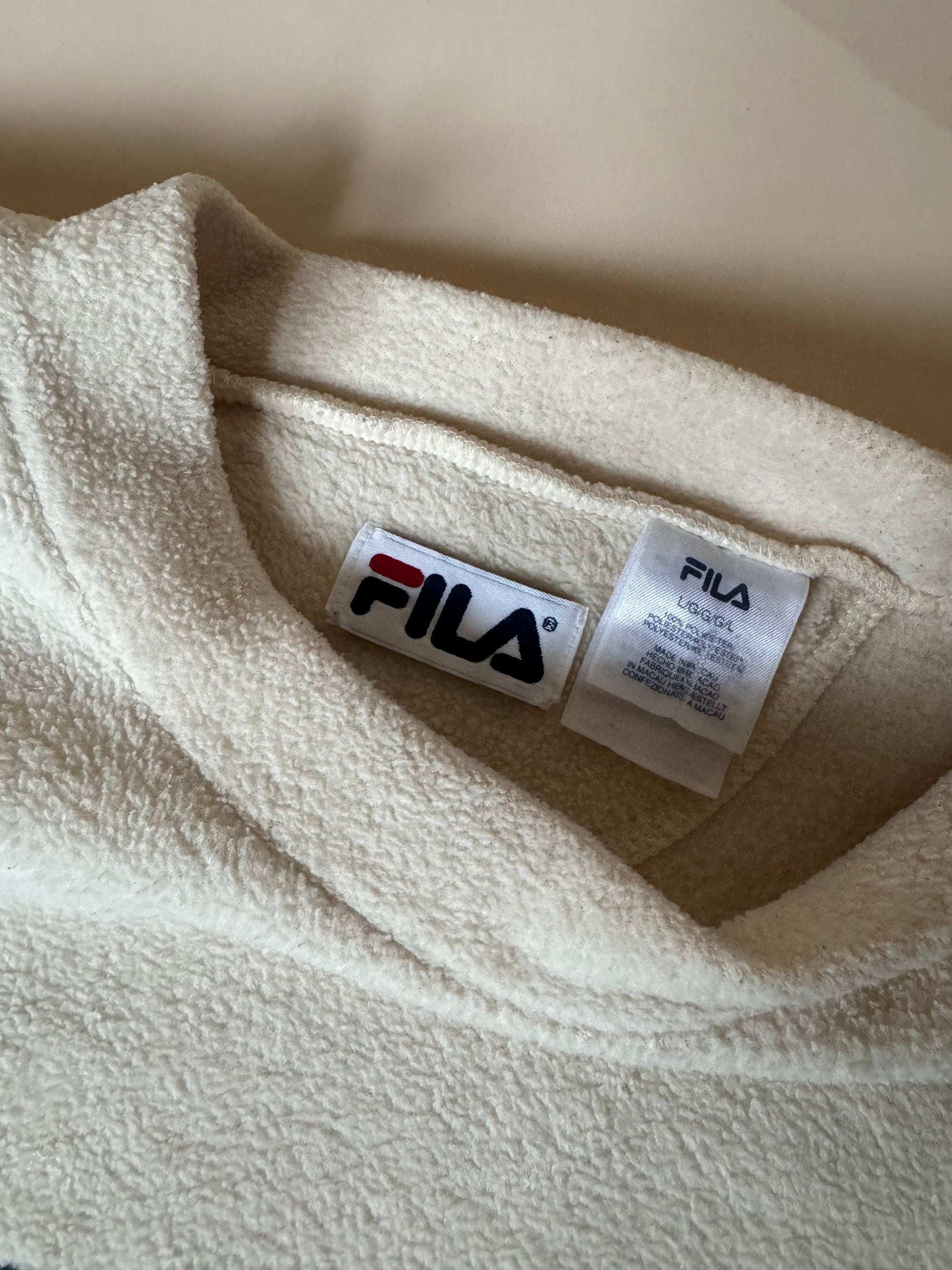 1990S FILA FLEECE PULLOVER