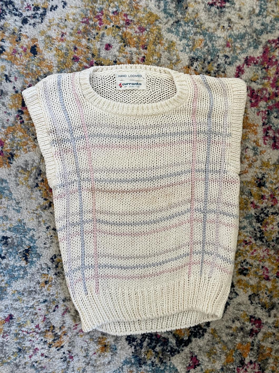 1970S CURRANTS DANIELLE SWEATER VEST