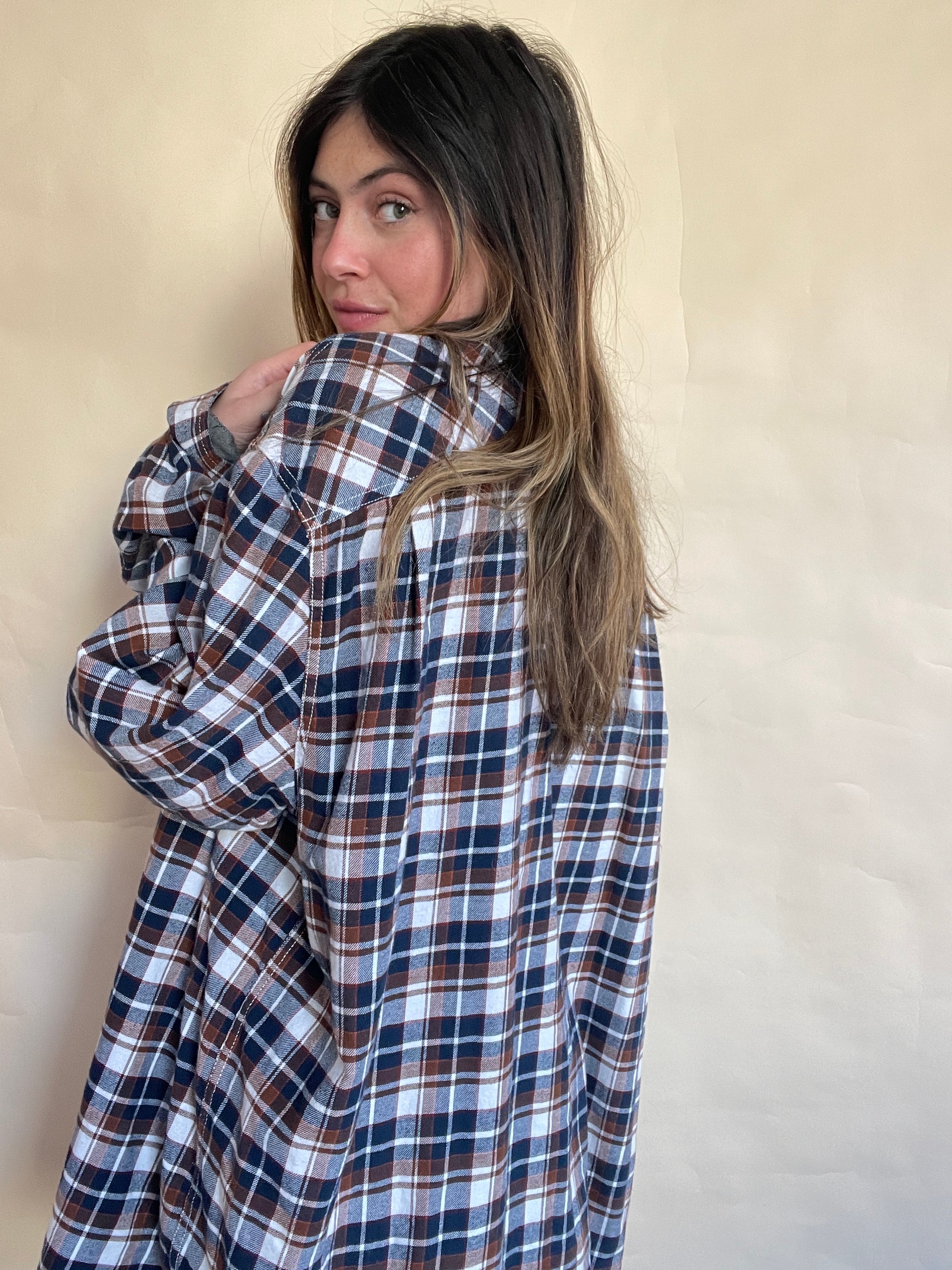 1980S NOT YOUR BOYFRIEND'S FLANNEL